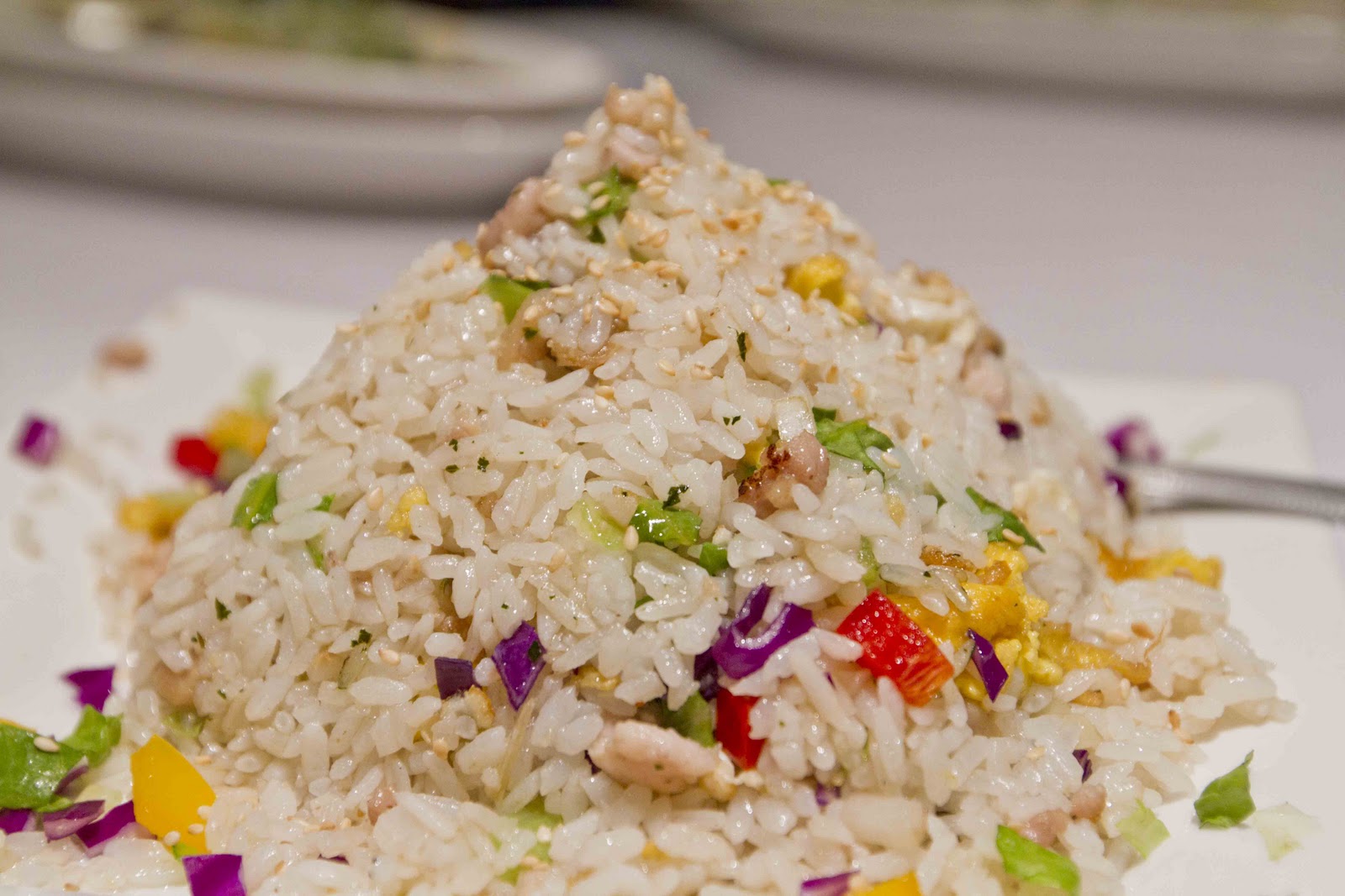 金黄咸鱼鸡粒炒饭