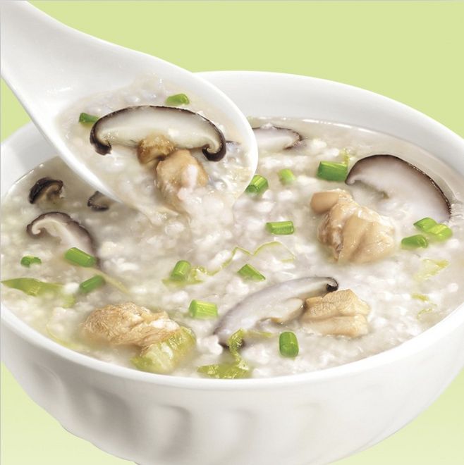 香菇鸡肉粥