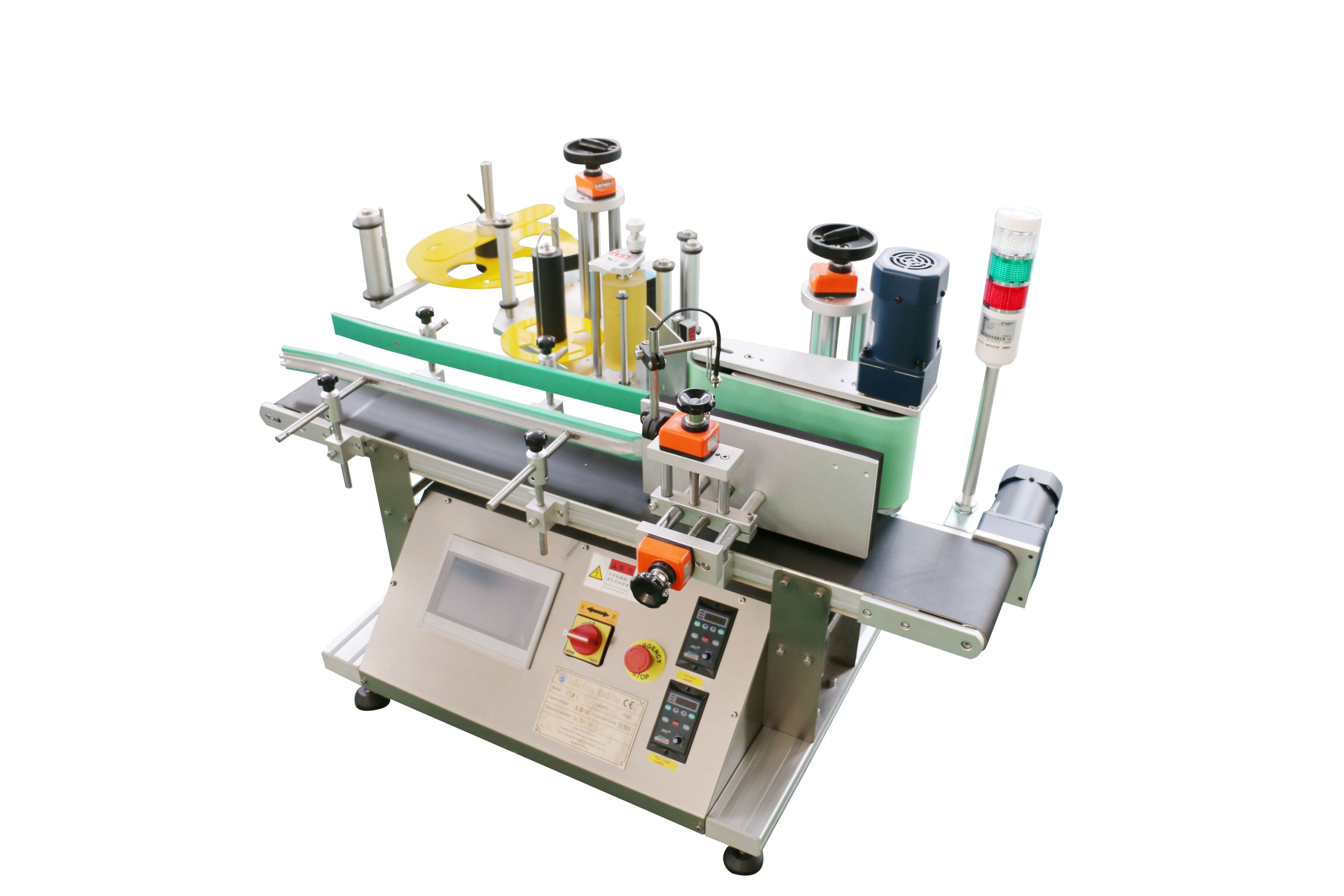 半自动园瓶贴标机