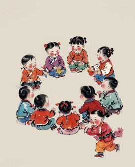 丢手绢（中国民间传统游戏）_百度百科