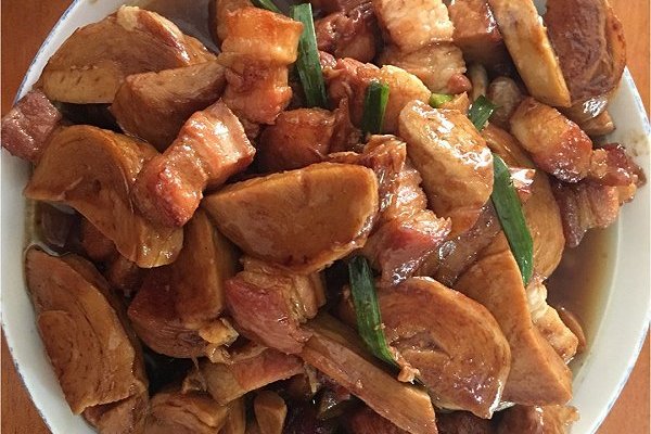 面筋焖烧肉