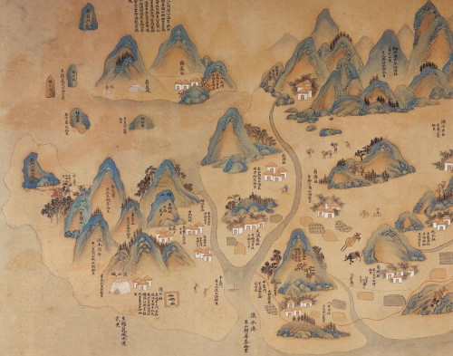 《康熙台湾舆图》中的淡水河与基隆河流域