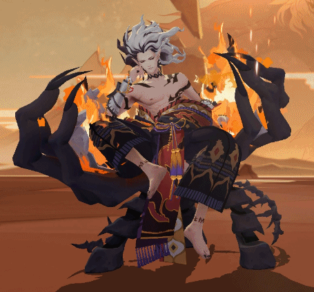  p>一般指角色sp鬼王酒吞童子坐在鬼王座上的坐姿,也泛指和该坐姿一样