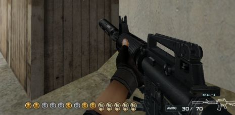  p>m4a1-t,亦称"虎皮m4".