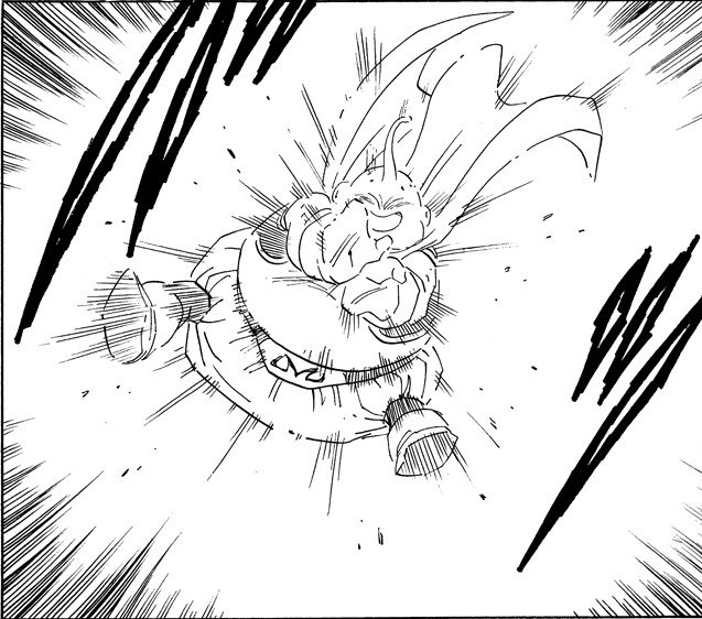 魔人布欧(恶)悟天克斯吸收