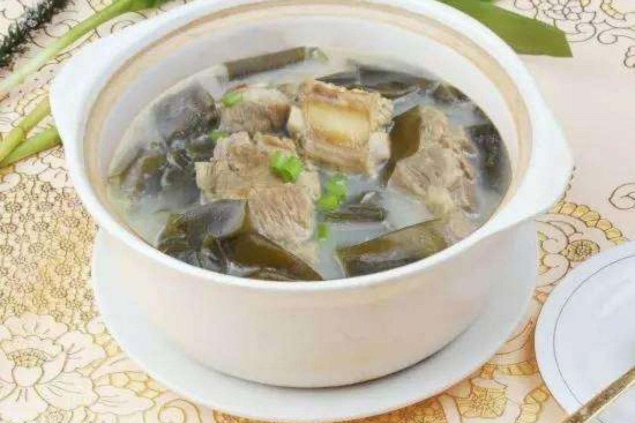 排骨海带粥
