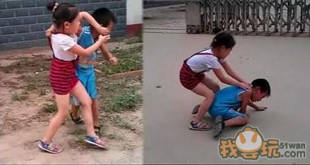  p data-id="gnb75g3pe7">一段小孩打架视频在网上引发热议.