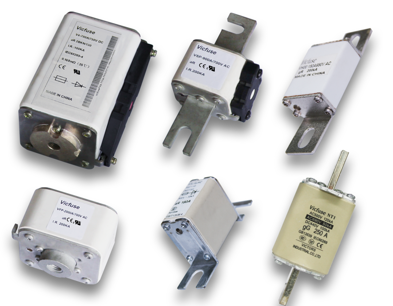  p>高分断能力熔断器是熔体装在充满石英砂的瓷管(或玻璃纤维管)中,用