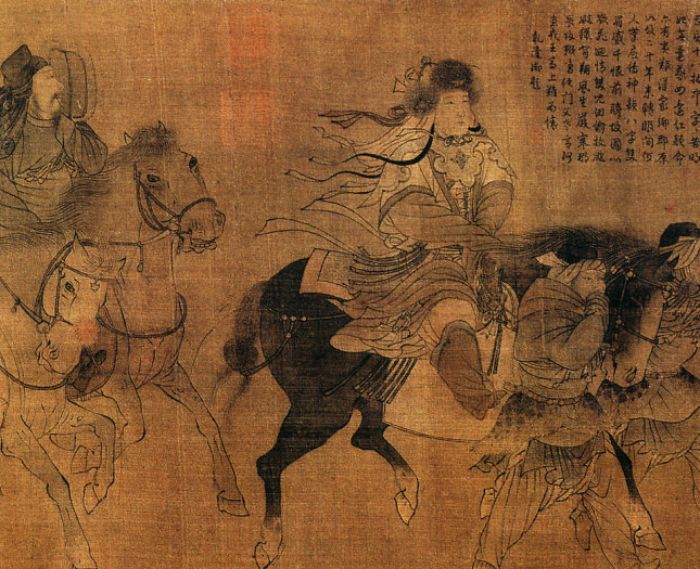 张瑀《文姬归汉图》卷
