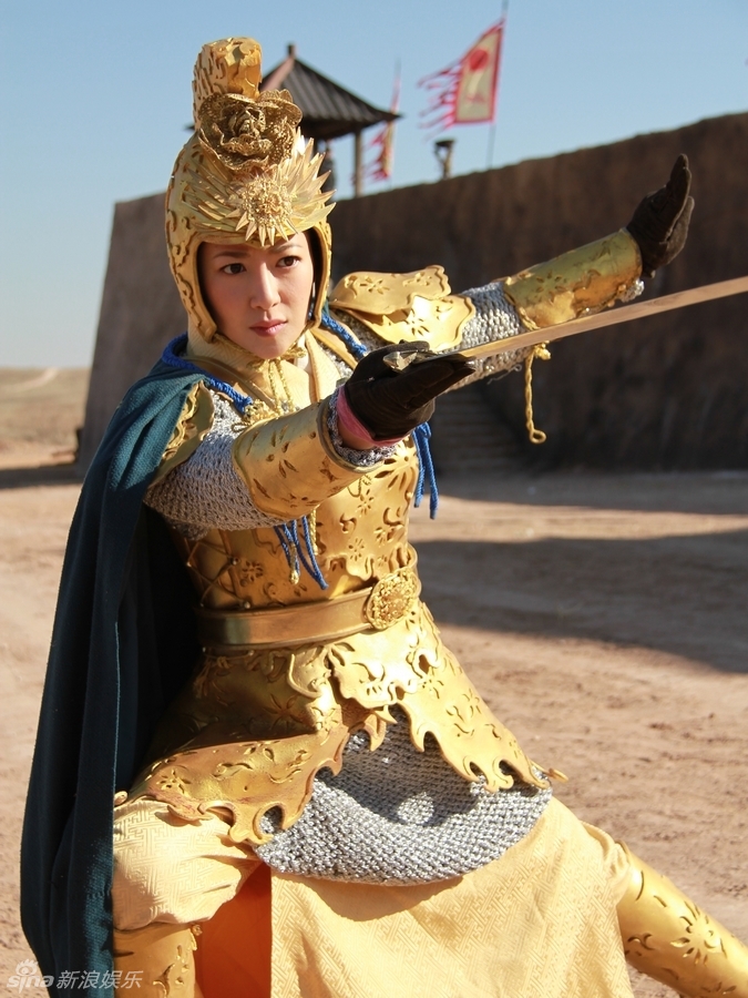 佘太君的小女儿,尽显大丈夫本色;还有武侠小说《大旗英雄传》的江湖