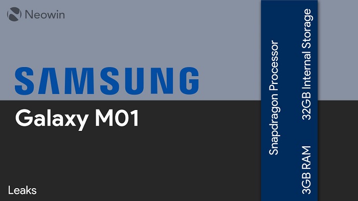 三星Galaxy M01入门新机曝光 或采用高通骁龙439处理器_百科TA说