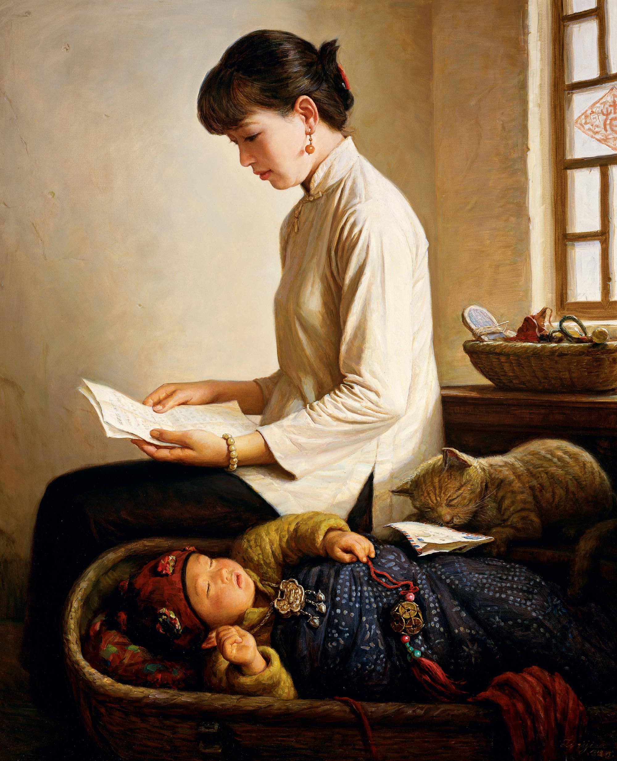  p>李自健,中国旅美著名油画家,1954年生于湖南邵阳,1982年毕业于广州