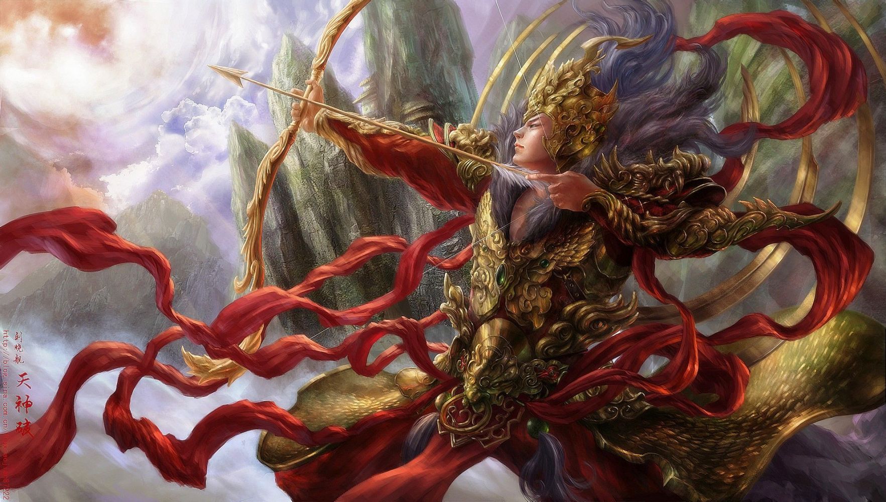 后羿（中国古代神话中的人物）_百度百科