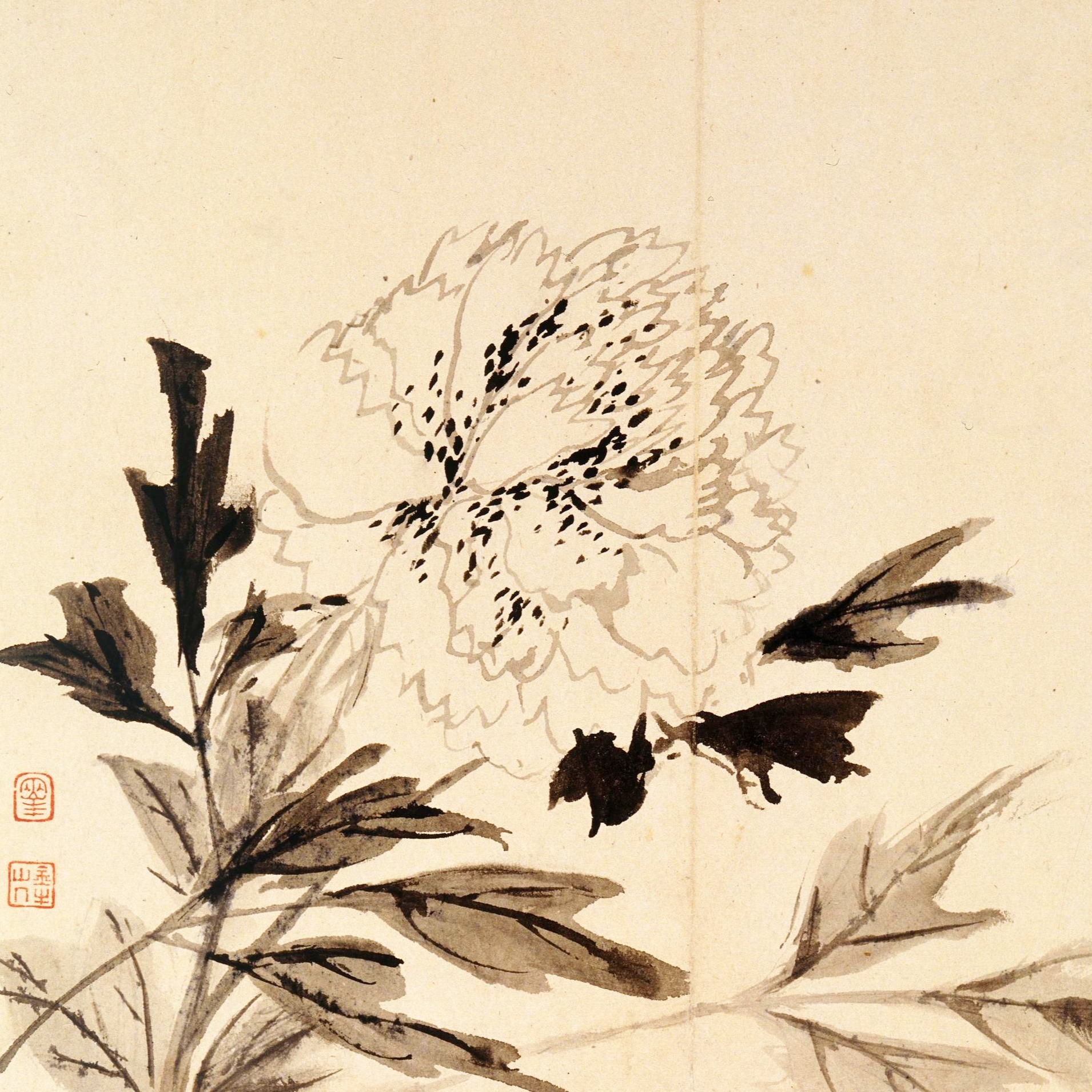 清罗聘人物花卉册