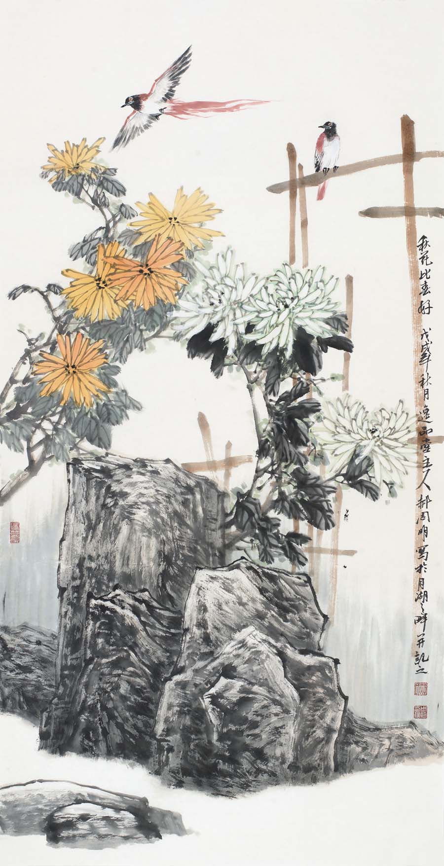  p>郝周明,1971年出生于莱西市.擅中国画,工笔,写意兼修.