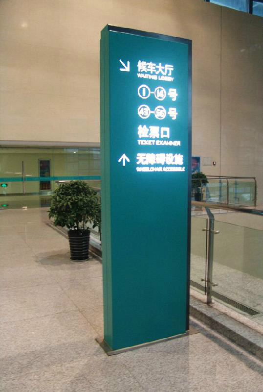 指示牌灯箱