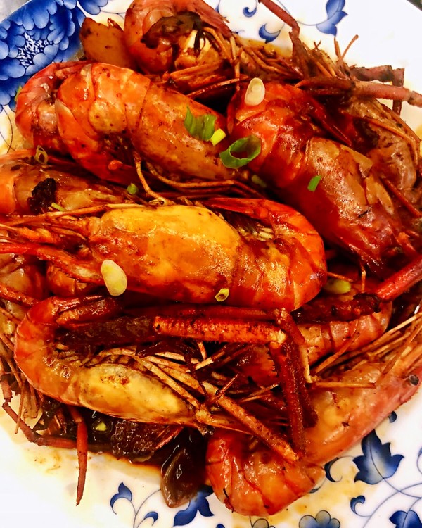 爆炒罗氏虾