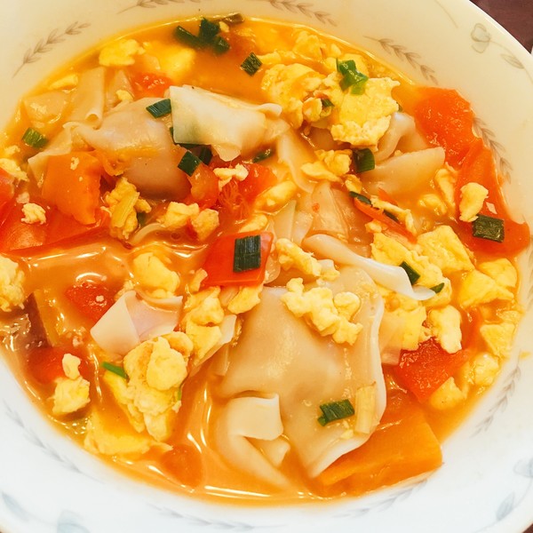 西红柿鸡蛋揪面片