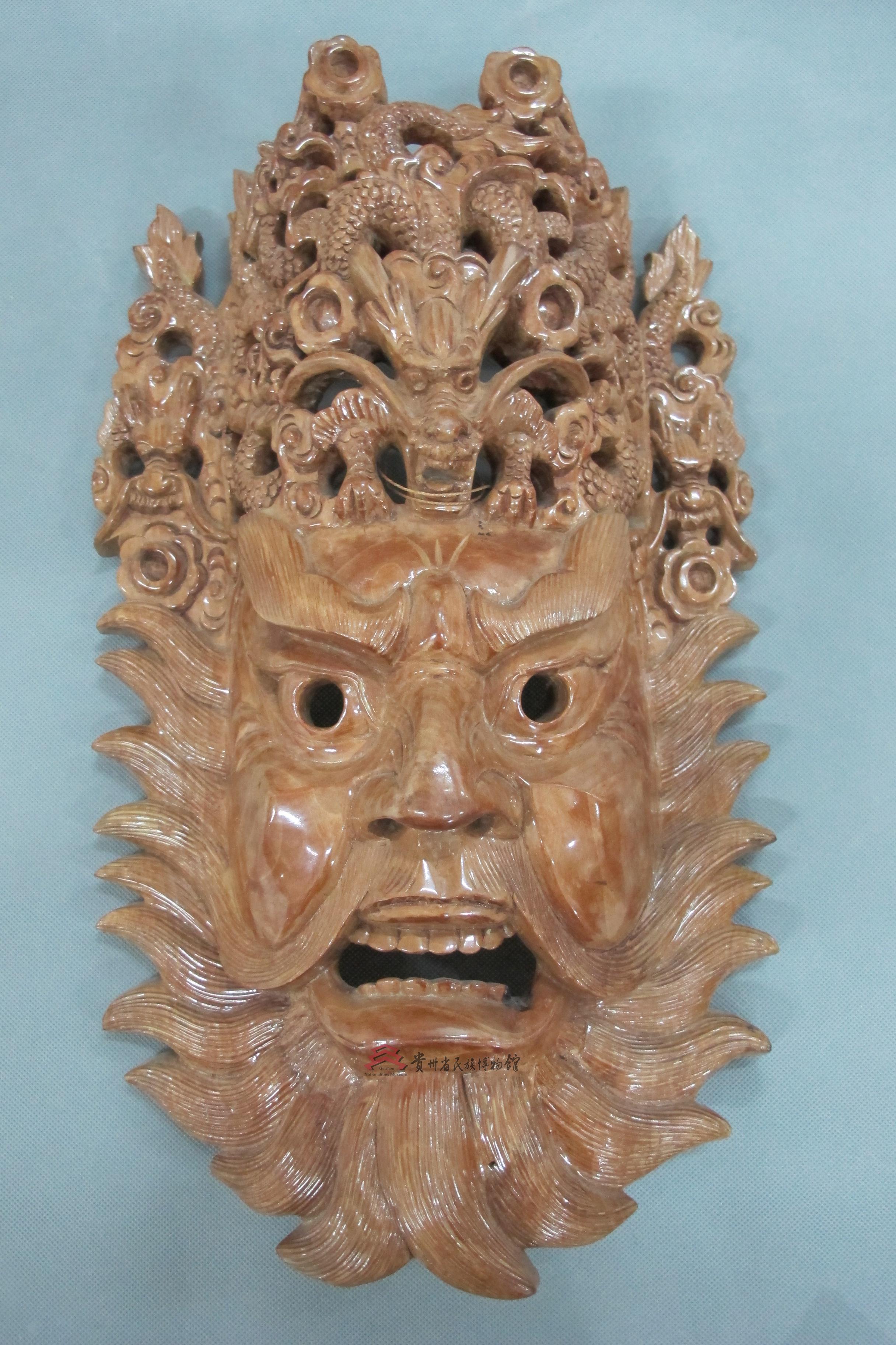 当代张飞艺术面具