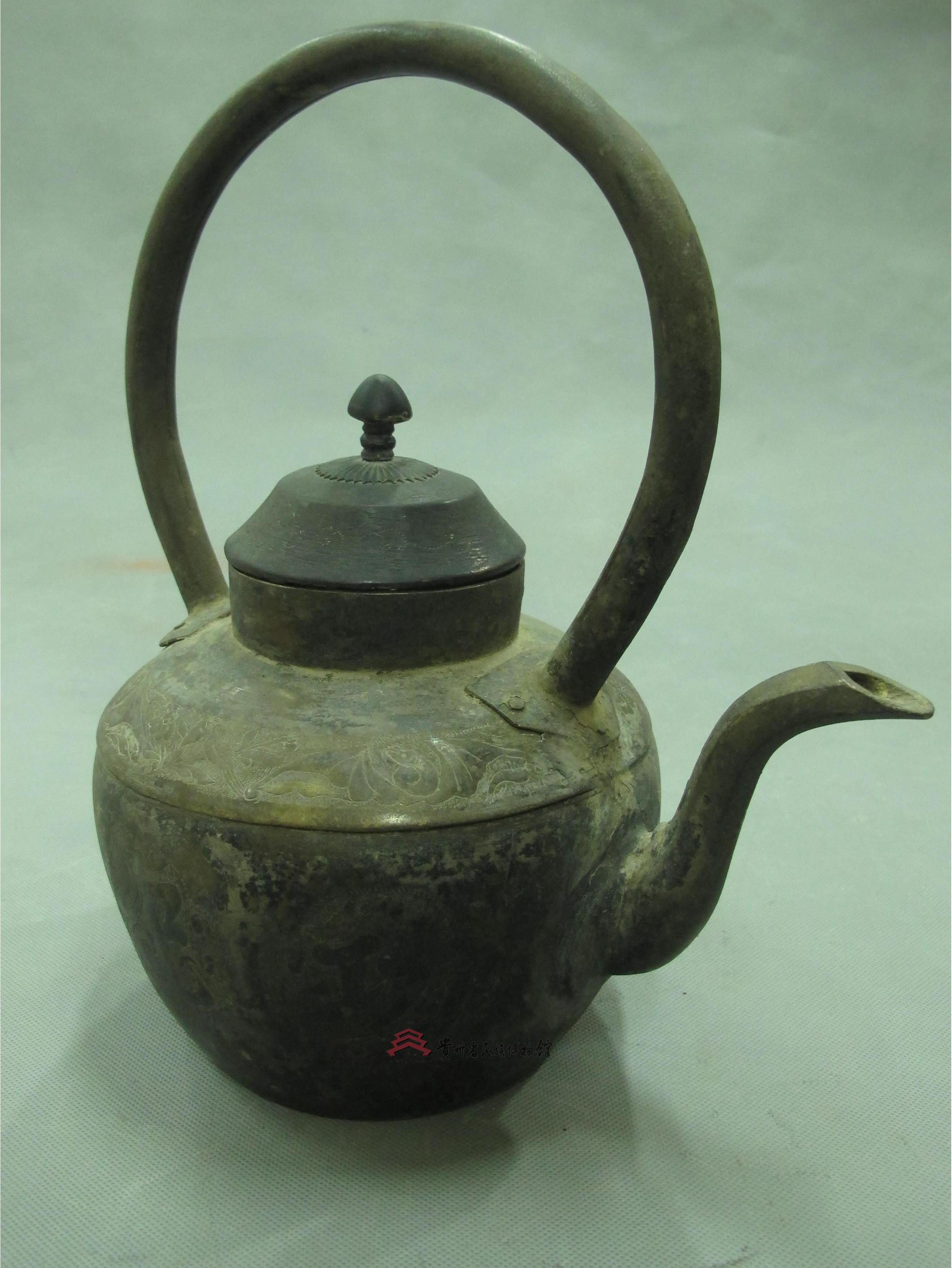 民国湖南铜茶壶