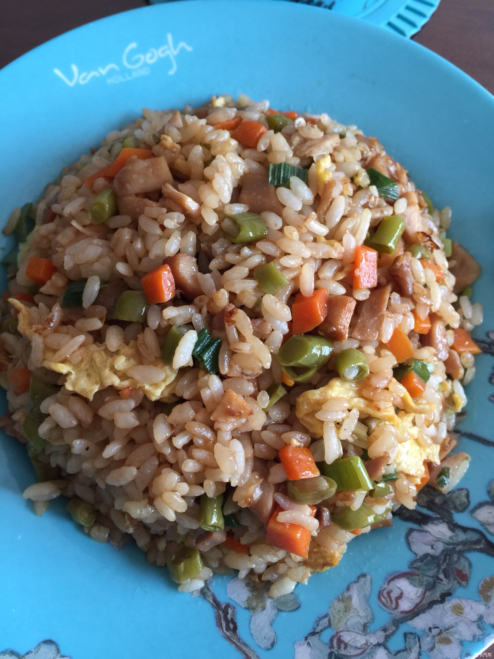 腊鸡腿酸豆角炒饭
