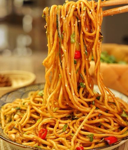 酸辣番茄豆豉酱拌面