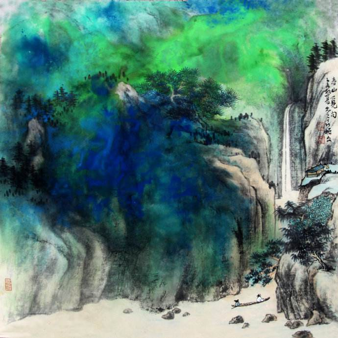  p data-id="gnaw28gp79">泼彩法是种以泼墨法为基础,借用 a target="