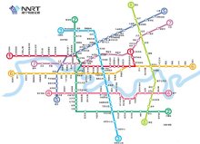 南宁地铁线路总体规划线网图