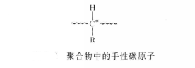圖2聚合物的手性碳原子