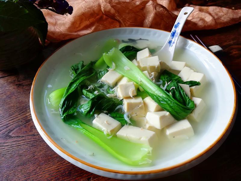 油菜炖豆腐