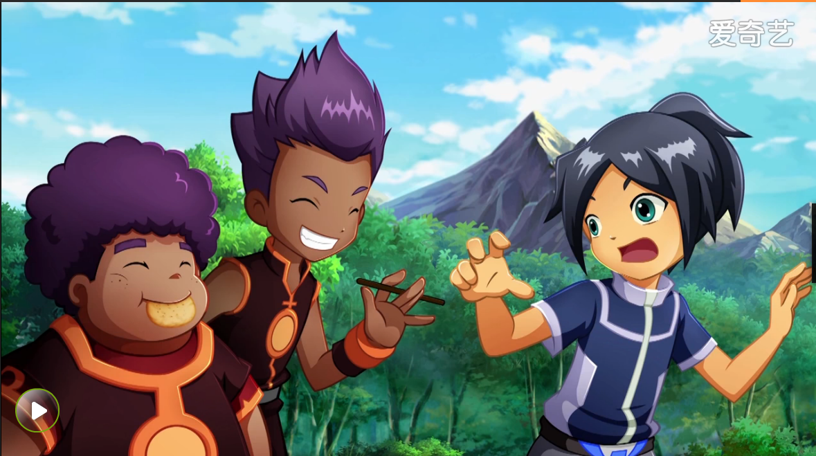 动画的出场人物:凯风,沙曼,二人cp的缩写