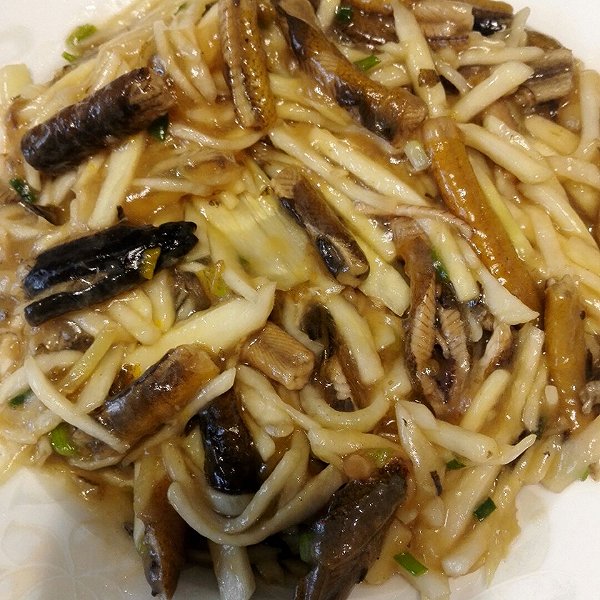 炒茭白鳝丝