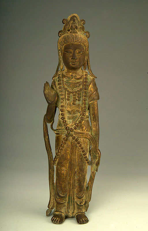辽代鎏金铜佛像