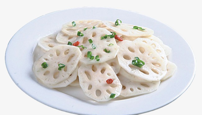 滑炒藕片
