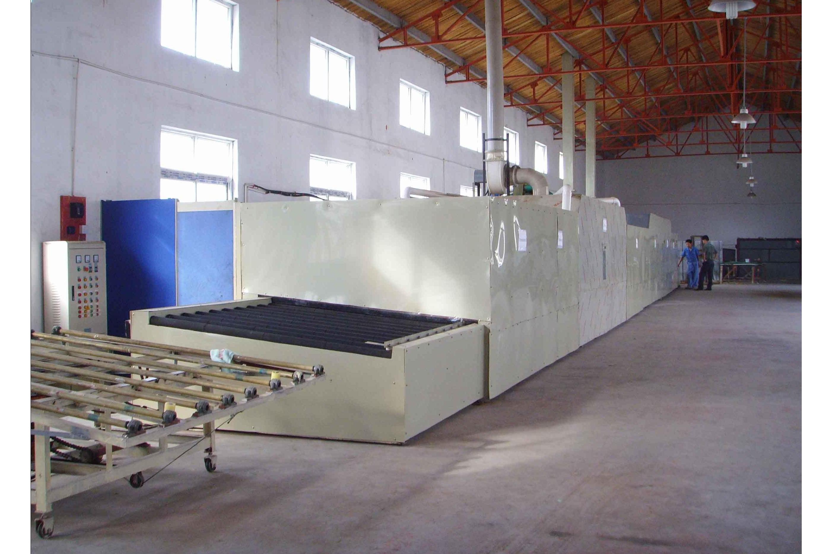 玻璃自动蒙砂机械