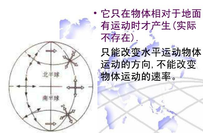  p>地球自转偏向力,是指地球自转而使地球表面运动物体受到与其运动