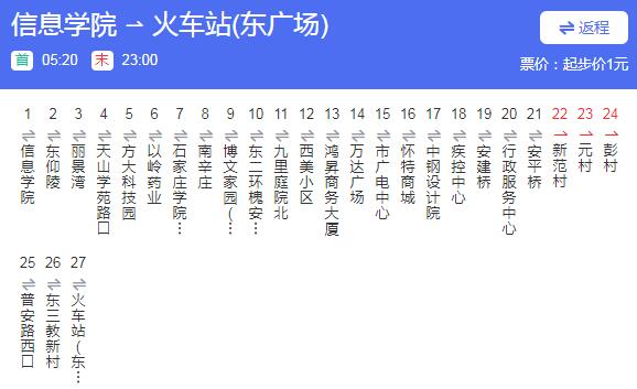 石家庄公交71路