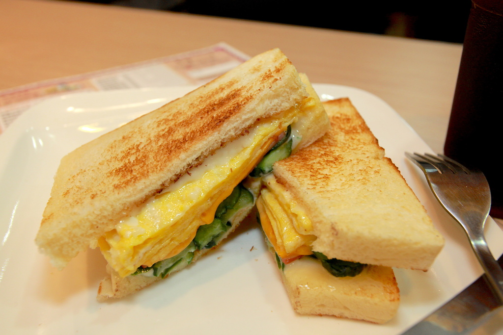 土司奶酪三明治