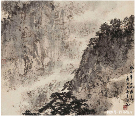 初版　中国現代美術水墨画　博抱石画集 傅抱石国画水墨画山水人物绘画作品合集高清电子版图片素材资料