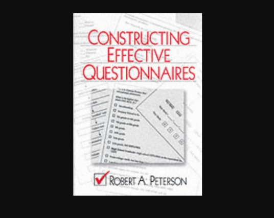 Constructing Effective Questionnaires_百度百科