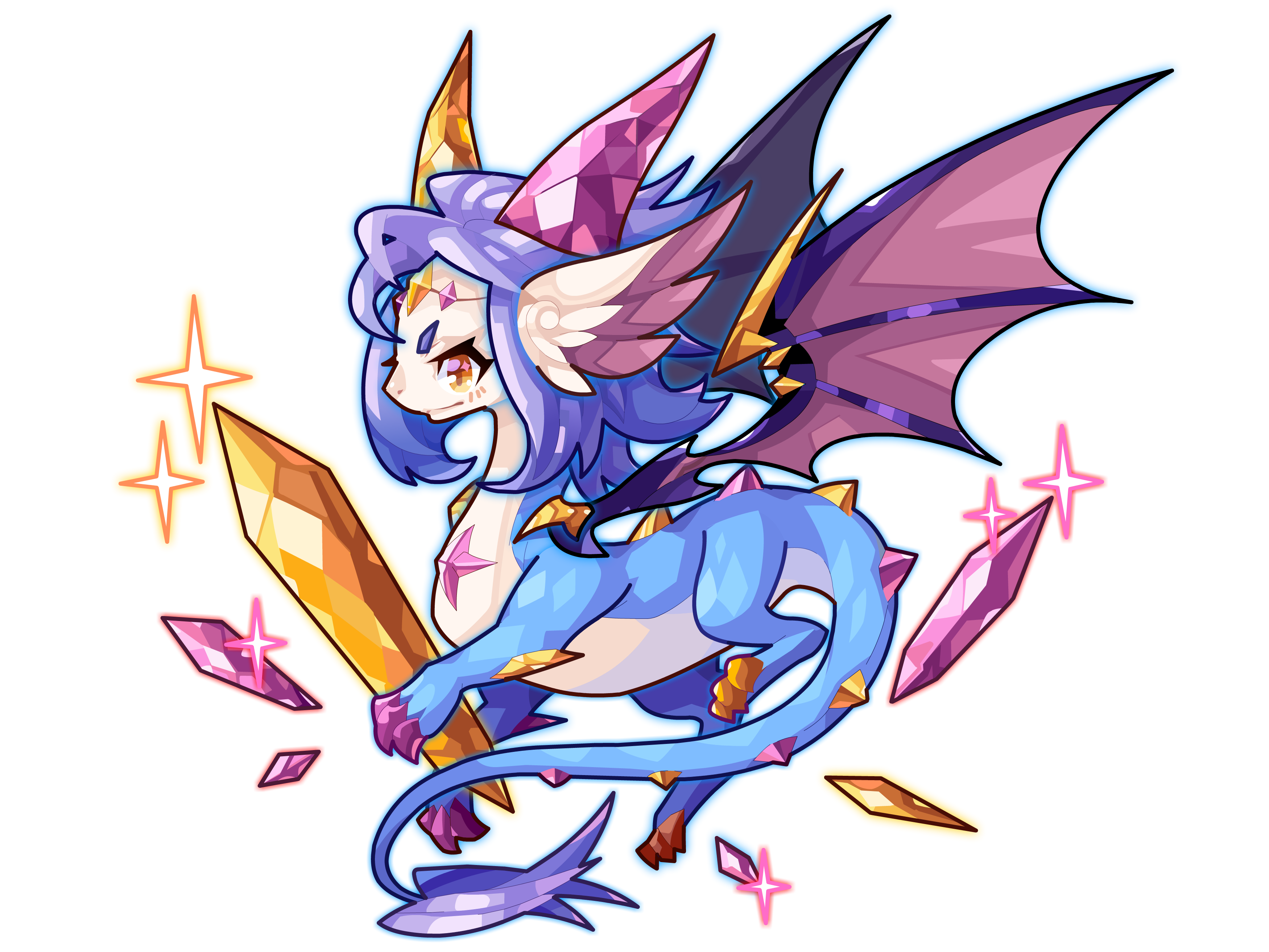 18个种族都有各自的守护精灵,来自每个种族