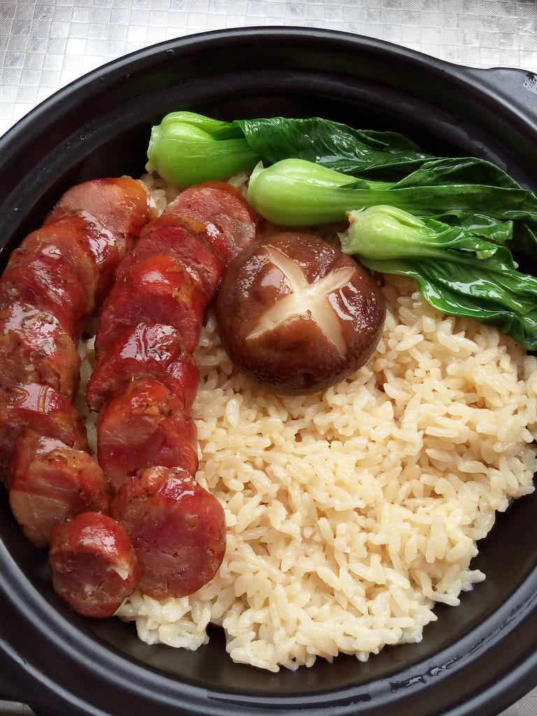 腊肠焖米饭