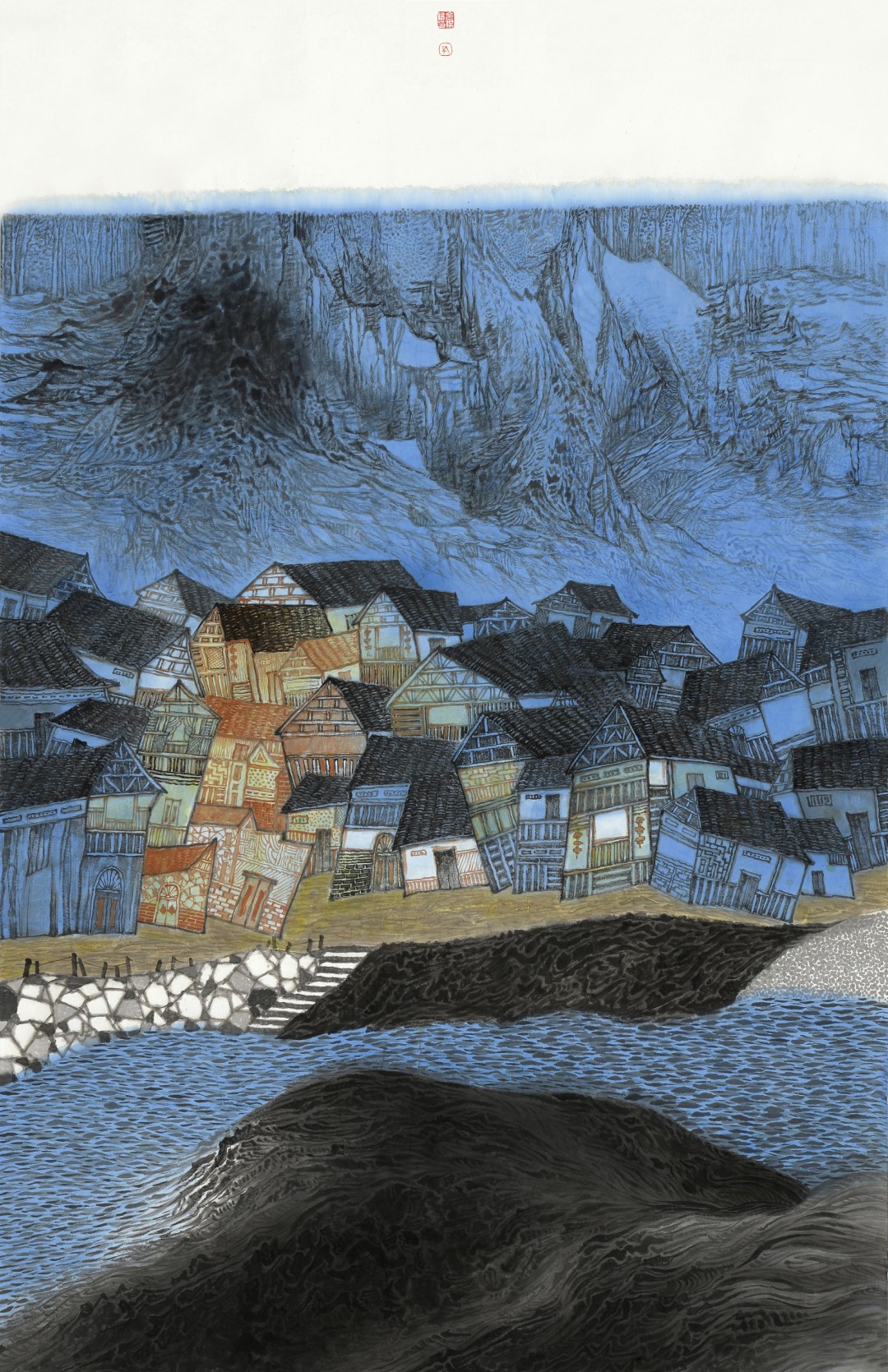 气势雄浑，笔墨苍劲——新锐国画家孔令杰_百科TA说