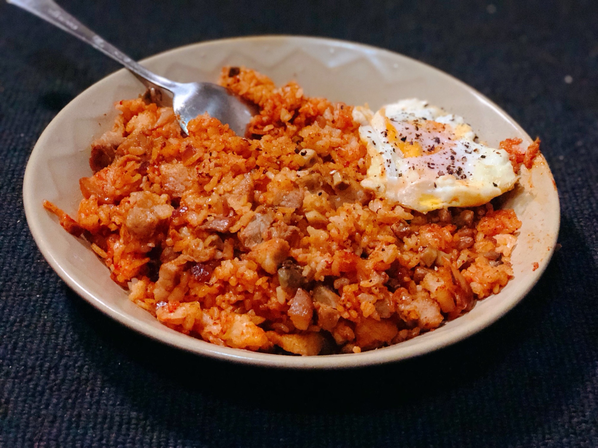 泡菜五花肉炒饭