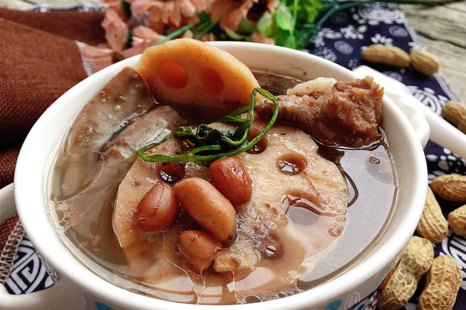 花生粉肠羊肉汤