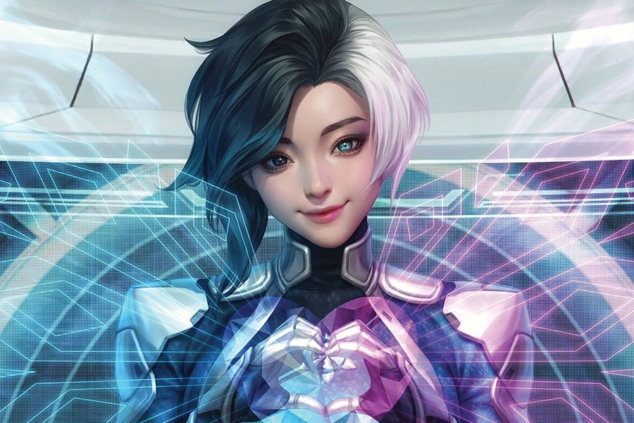 ">雪希(seol hee)即冰月花雪(luna snow),是美国漫威漫画旗下超级英雄