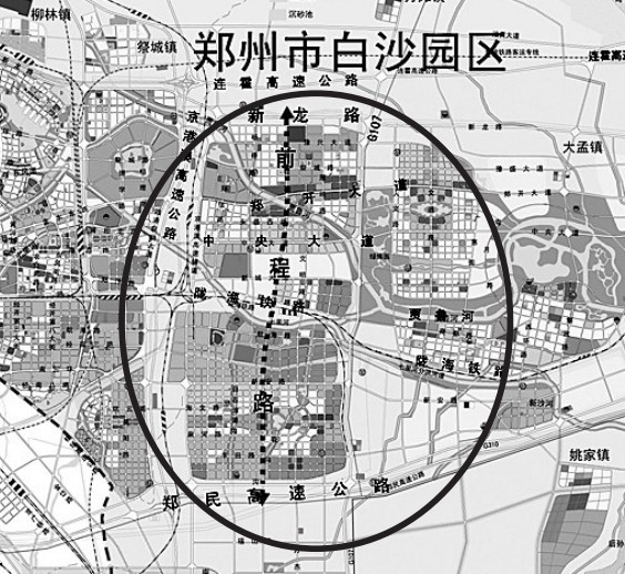 郑州市白沙园区规划