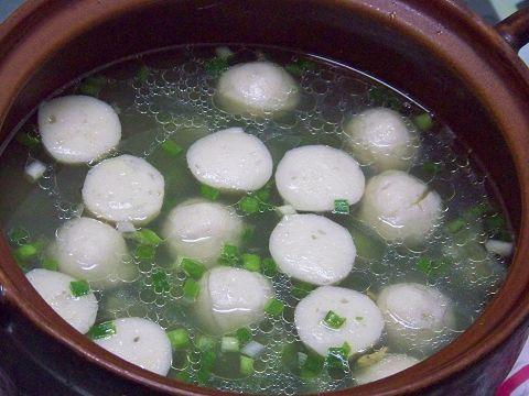 香菜鱼丸汤