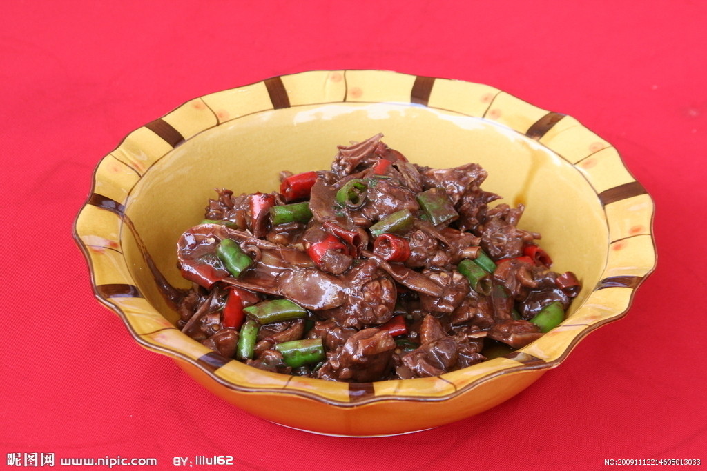 炒血鸭