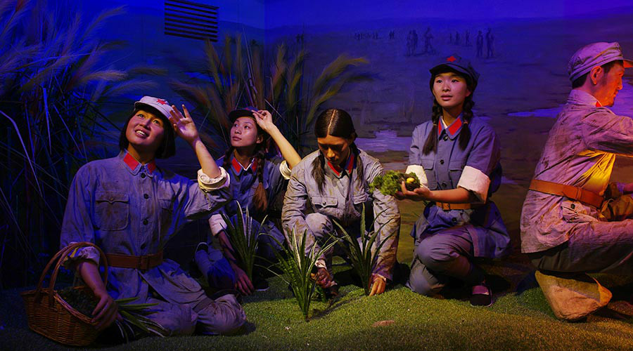 古田"星火燎原"主题蜡像馆